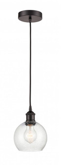 Athens - 1 Light - 6 inch - Oil Rubbed Bronze - Cord hung - Mini Pendant (3442|616-1P-OB-G124-6-LED)