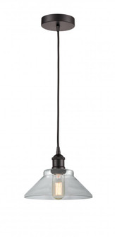 Orwell - 1 Light - 8 inch - Oil Rubbed Bronze - Cord hung - Mini Pendant (3442|616-1P-OB-G132-LED)