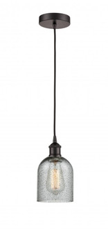 Caledonia - 1 Light - 5 inch - Oil Rubbed Bronze - Cord hung - Mini Pendant (3442|616-1P-OB-G257)