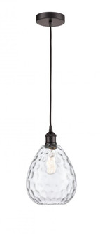 Waverly - 1 Light - 8 inch - Oil Rubbed Bronze - Cord hung - Mini Pendant (3442|616-1P-OB-G372-LED)