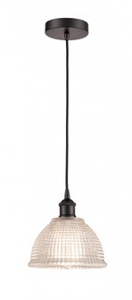 Arietta - 1 Light - 8 inch - Oil Rubbed Bronze - Cord hung - Mini Pendant (3442|616-1P-OB-G422-LED)