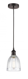 Brookfield - 1 Light - 6 inch - Oil Rubbed Bronze - Cord hung - Mini Pendant (3442|616-1P-OB-G442-LED)