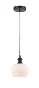 Fenton - 1 Light - 7 inch - Oil Rubbed Bronze - Cord hung - Mini Pendant (3442|616-1P-OB-G91)