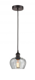 Fenton - 1 Light - 7 inch - Oil Rubbed Bronze - Cord hung - Mini Pendant (3442|616-1P-OB-G92)