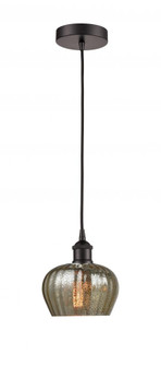 Fenton - 1 Light - 7 inch - Oil Rubbed Bronze - Cord hung - Mini Pendant (3442|616-1P-OB-G96)