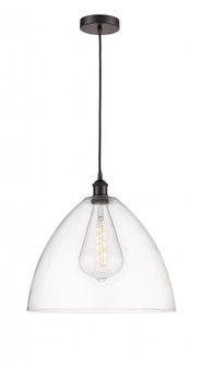 Bristol - 1 Light - 16 inch - Oil Rubbed Bronze - Cord hung - Pendant (3442|616-1P-OB-GBD-162-LED)