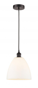 Bristol - 1 Light - 9 inch - Oil Rubbed Bronze - Cord hung - Mini Pendant (3442|616-1P-OB-GBD-91-LED)