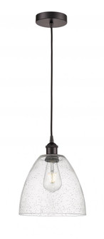 Bristol - 1 Light - 9 inch - Oil Rubbed Bronze - Cord hung - Mini Pendant (3442|616-1P-OB-GBD-94)