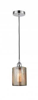 Cobbleskill - 1 Light - 5 inch - Polished Chrome - Cord hung - Mini Pendant (3442|616-1P-PC-G116)