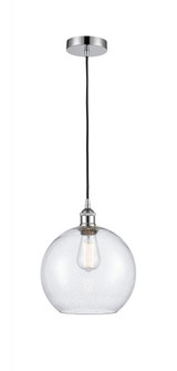 Athens - 1 Light - 10 inch - Polished Chrome - Cord hung - Mini Pendant (3442|616-1P-PC-G124-10)