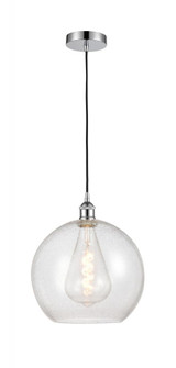 Athens - 1 Light - 12 inch - Polished Chrome - Cord hung - Mini Pendant (3442|616-1P-PC-G124-12)