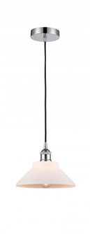 Orwell - 1 Light - 8 inch - Polished Chrome - Cord hung - Mini Pendant (3442|616-1P-PC-G131)