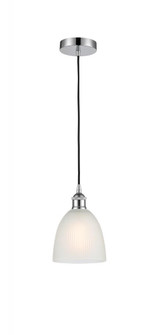 Castile - 1 Light - 6 inch - Polished Chrome - Cord hung - Mini Pendant (3442|616-1P-PC-G381)