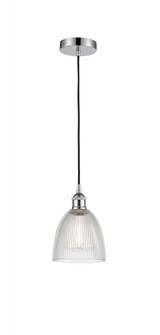 Castile - 1 Light - 6 inch - Polished Chrome - Cord hung - Mini Pendant (3442|616-1P-PC-G382-LED)