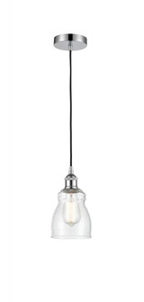 Ellery - 1 Light - 5 inch - Polished Chrome - Cord hung - Mini Pendant (3442|616-1P-PC-G394-LED)