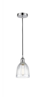 Brookfield - 1 Light - 6 inch - Polished Chrome - Cord hung - Mini Pendant (3442|616-1P-PC-G442-LED)