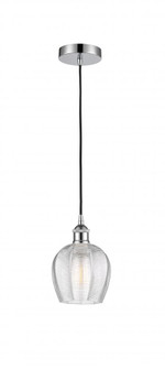Norfolk - 1 Light - 6 inch - Polished Chrome - Cord hung - Mini Pendant (3442|616-1P-PC-G462-6-LED)