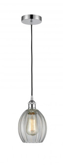 Eaton - 1 Light - 6 inch - Polished Chrome - Cord hung - Mini Pendant (3442|616-1P-PC-G82)
