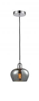 Fenton - 1 Light - 7 inch - Polished Chrome - Cord hung - Mini Pendant (3442|616-1P-PC-G93-LED)