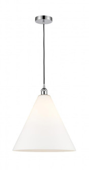 Berkshire - 1 Light - 16 inch - Polished Chrome - Cord hung - Pendant (3442|616-1P-PC-GBC-161)