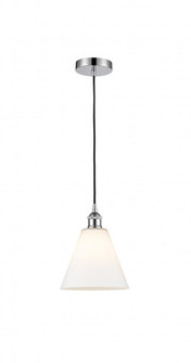 Berkshire - 1 Light - 8 inch - Polished Chrome - Cord hung - Mini Pendant (3442|616-1P-PC-GBC-81)