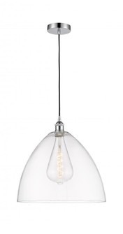 Bristol - 1 Light - 16 inch - Polished Chrome - Cord hung - Pendant (3442|616-1P-PC-GBD-162)