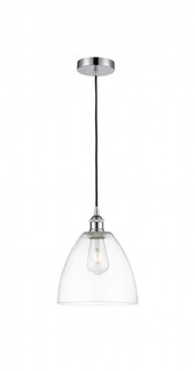 Bristol - 1 Light - 9 inch - Polished Chrome - Cord hung - Mini Pendant (3442|616-1P-PC-GBD-92-LED)