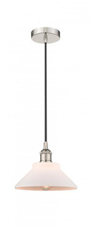 Orwell - 1 Light - 8 inch - Polished Nickel - Cord hung - Mini Pendant (3442|616-1P-PN-G131-LED)