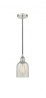 Caledonia - 1 Light - 5 inch - Polished Nickel - Cord hung - Mini Pendant (3442|616-1P-PN-G2511)