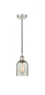 Caledonia - 1 Light - 5 inch - Polished Nickel - Cord hung - Mini Pendant (3442|616-1P-PN-G259-LED)