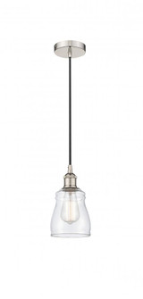 Ellery - 1 Light - 5 inch - Polished Nickel - Cord hung - Mini Pendant (3442|616-1P-PN-G392)