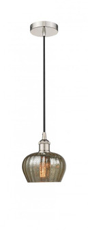 Fenton - 1 Light - 7 inch - Polished Nickel - Cord hung - Mini Pendant (3442|616-1P-PN-G96)