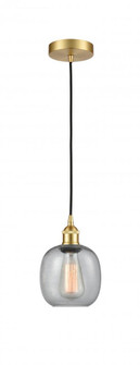 Belfast - 1 Light - 6 inch - Satin Gold - Cord hung - Mini Pendant (3442|616-1P-SG-G104-LED)