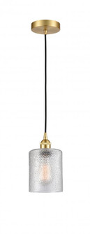 Cobbleskill - 1 Light - 5 inch - Satin Gold - Cord hung - Mini Pendant (3442|616-1P-SG-G112-LED)