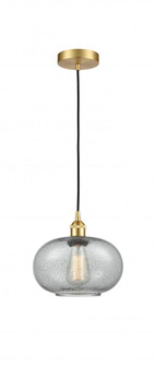 Gorham - 1 Light - 10 inch - Satin Gold - Cord hung - Mini Pendant (3442|616-1P-SG-G247-LED)