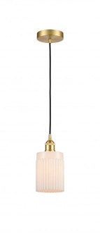 Hadley - 1 Light - 5 inch - Satin Gold - Cord hung - Mini Pendant (3442|616-1P-SG-G341-LED)