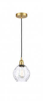 Waverly - 1 Light - 6 inch - Satin Gold - Cord hung - Mini Pendant (3442|616-1P-SG-G362)