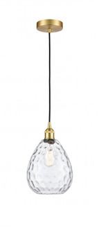 Waverly - 1 Light - 8 inch - Satin Gold - Cord hung - Mini Pendant (3442|616-1P-SG-G372)