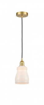 Ellery - 1 Light - 5 inch - Satin Gold - Cord hung - Mini Pendant (3442|616-1P-SG-G391)