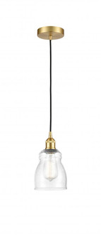 Ellery - 1 Light - 5 inch - Satin Gold - Cord hung - Mini Pendant (3442|616-1P-SG-G394)