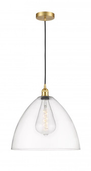 Bristol - 1 Light - 16 inch - Satin Gold - Cord hung - Pendant (3442|616-1P-SG-GBD-162)