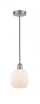 Belfast - 1 Light - 6 inch - Brushed Satin Nickel - Cord hung - Mini Pendant (3442|616-1P-SN-G101)