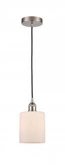 Cobbleskill - 1 Light - 5 inch - Brushed Satin Nickel - Cord hung - Mini Pendant (3442|616-1P-SN-G111)