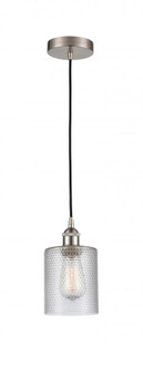 Cobbleskill - 1 Light - 5 inch - Brushed Satin Nickel - Cord hung - Mini Pendant (3442|616-1P-SN-G112-LED)