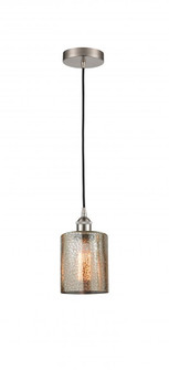 Cobbleskill - 1 Light - 5 inch - Brushed Satin Nickel - Cord hung - Mini Pendant (3442|616-1P-SN-G116)