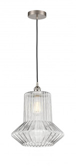Springwater - 1 Light - 12 inch - Brushed Satin Nickel - Cord hung - Mini Pendant (3442|616-1P-SN-G212-LED)