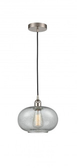 Gorham - 1 Light - 10 inch - Brushed Satin Nickel - Cord hung - Mini Pendant (3442|616-1P-SN-G247)