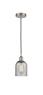 Caledonia - 1 Light - 5 inch - Brushed Satin Nickel - Cord hung - Mini Pendant (3442|616-1P-SN-G257)