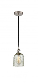 Caledonia - 1 Light - 5 inch - Brushed Satin Nickel - Cord hung - Mini Pendant (3442|616-1P-SN-G259)