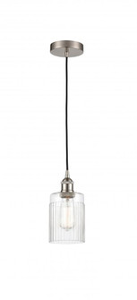 Hadley - 1 Light - 5 inch - Brushed Satin Nickel - Cord hung - Mini Pendant (3442|616-1P-SN-G342-LED)